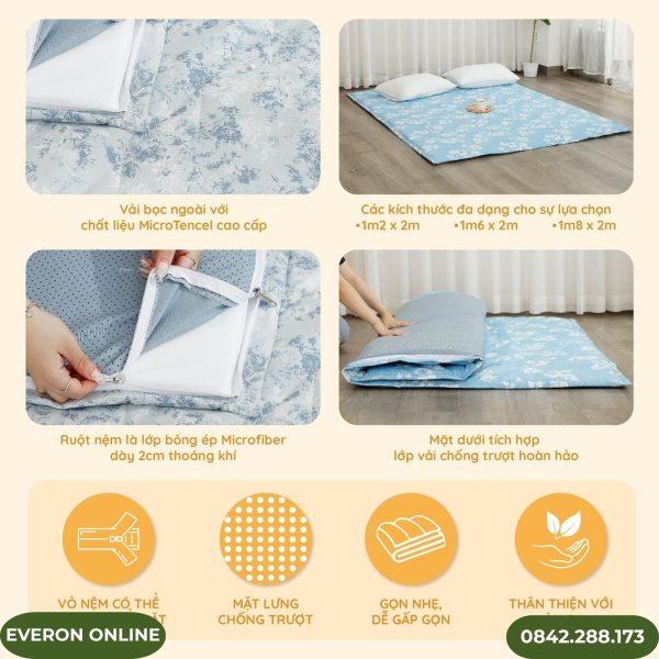 Đệm trải sàn đa năng K-Bedding Everon