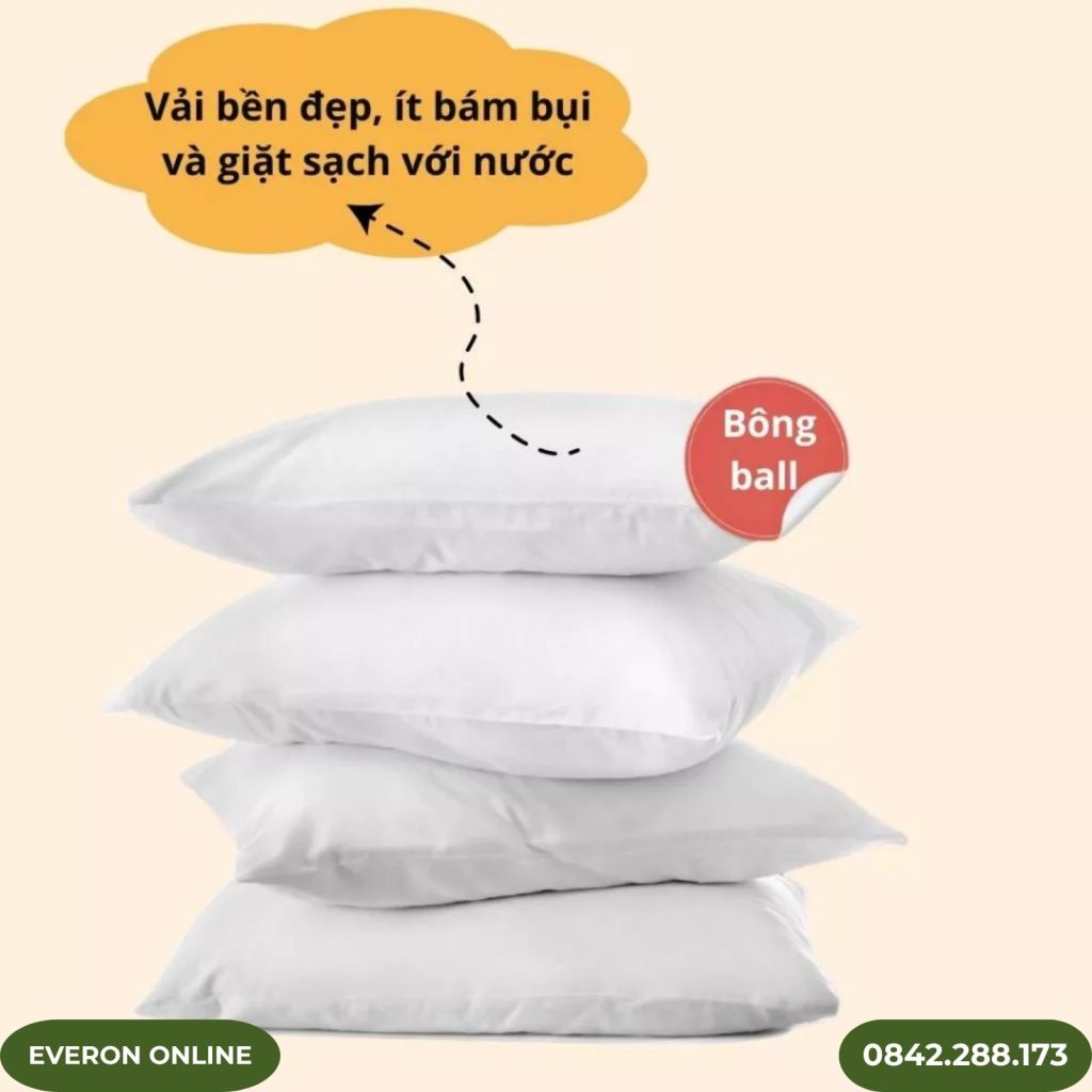 ruột gối everon kbedding mềm mại thoáng khí