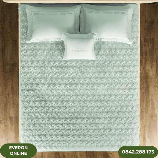 Bộ Ga Chun Everon ESTMC26001 Ngọc Thanh Liễu Tencel
