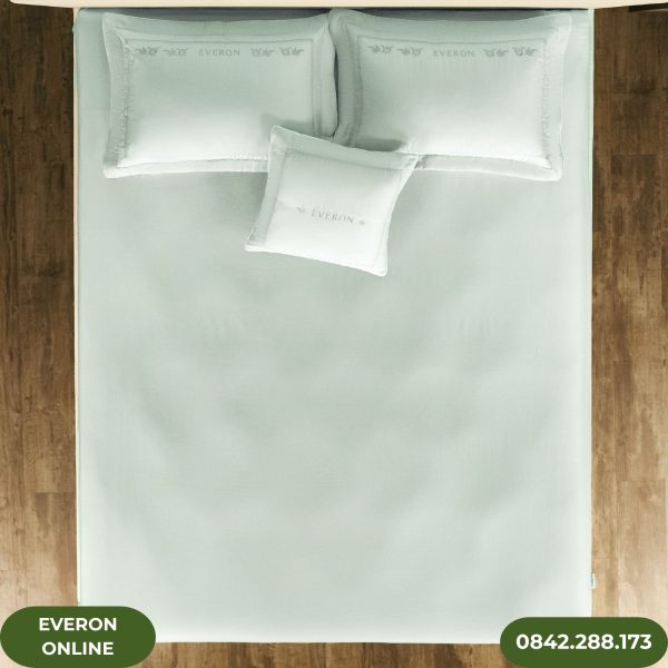 Bộ Chăn Ga Everon Ngọc Thanh Liễu Tencel Cao Cấp