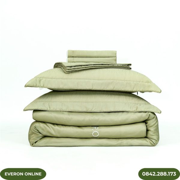 Bộ chăn ga Everon Art Decor ESTJ27017 Tencel Jacquard cao cấp