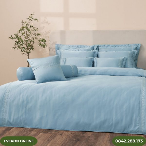 Bộ chăn ga Everon ESB27007 Tide họa tiết thêu