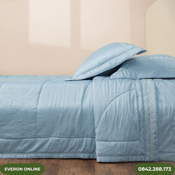 Bộ chăn ga Everon Tide ESB27007 Bamboo thêu