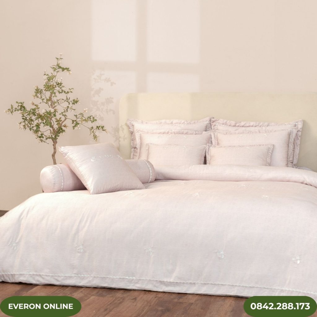 Bộ chăn ga gối Everon Ginkgo Tencel Blend ESTC27001