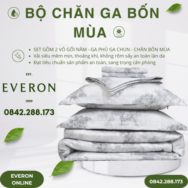 EPTC27023 everon chính hãng Bộ chăn bốn mùa