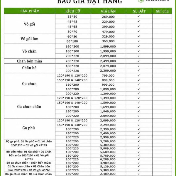 Bảng báo giá bộ chăn ga everon Pine - ESTC27006