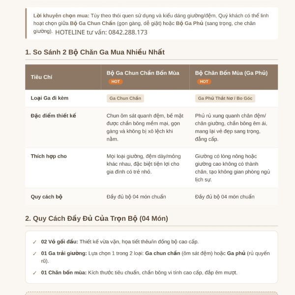 Hướng dẫn chọn chăn ga EVERON