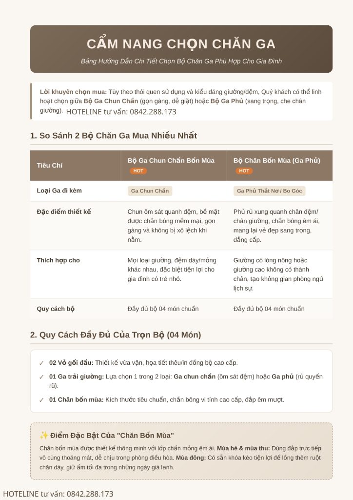 Hướng dẫn chọn chăn ga EVERON