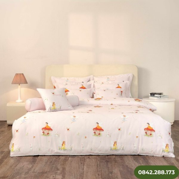 Bộ ga chun Everon CPC27201 Elf Cotton Sateen BST Cutie