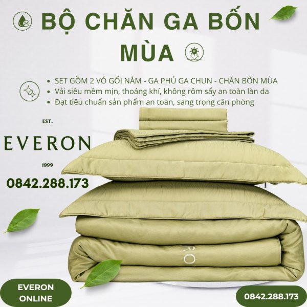 Mua bộ chăn ga Everon ESTJ27017 giá tốt