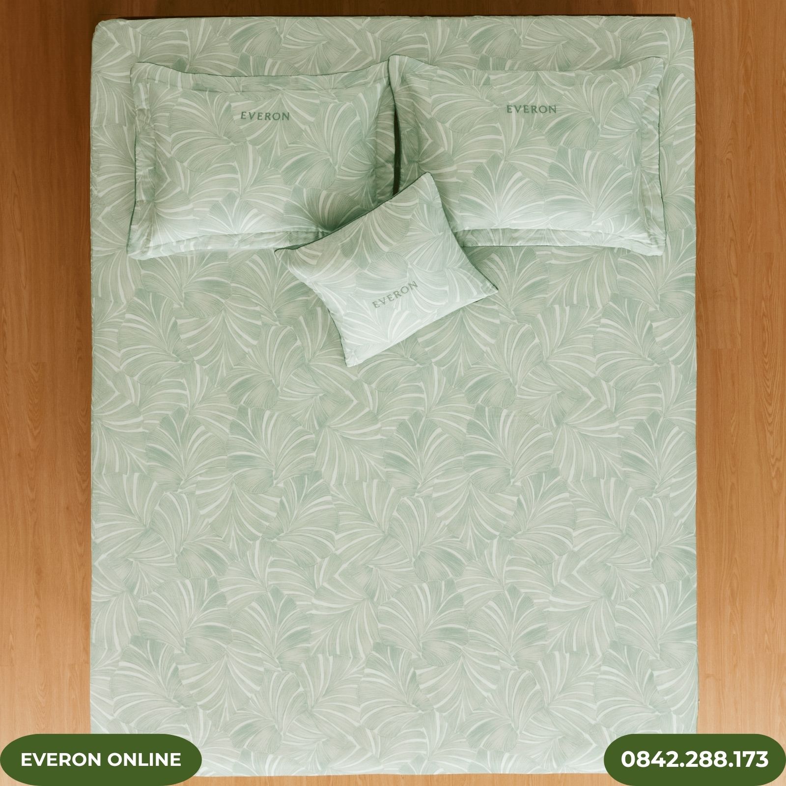 Bộ ga chun Everon EPT26015 Monstera Tencel Bộ ga chun Everon EPT26015 Monstera Tencel