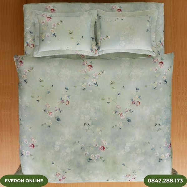 Chăn ga gối Tencel Blend Everon Thu Thiên Thanh