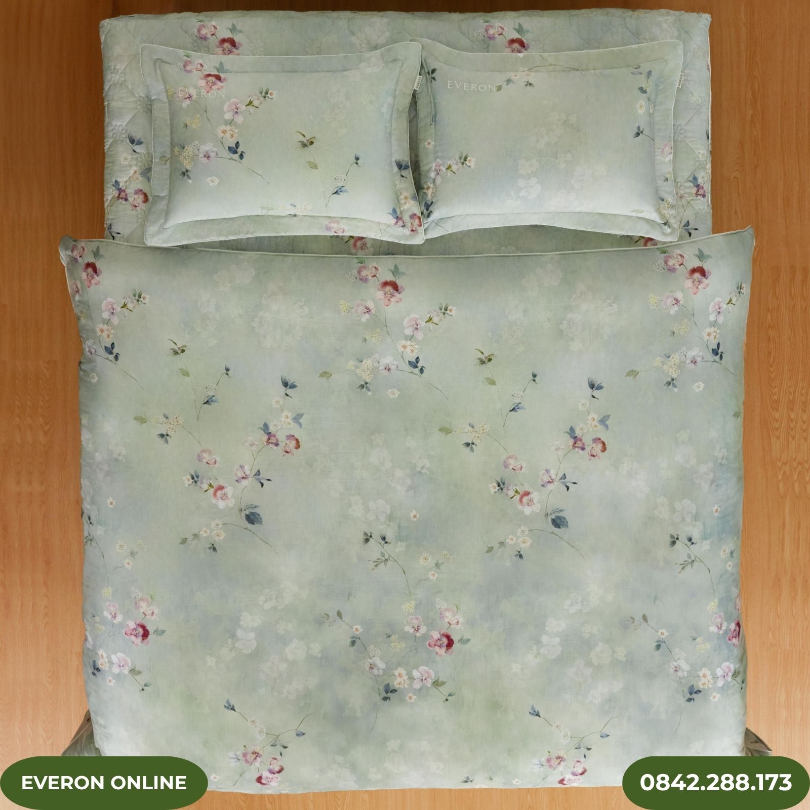 Chăn ga gối Tencel Blend Everon Thu Thiên Thanh Chăn ga gối Tencel Blend Everon Thu Thiên Thanh