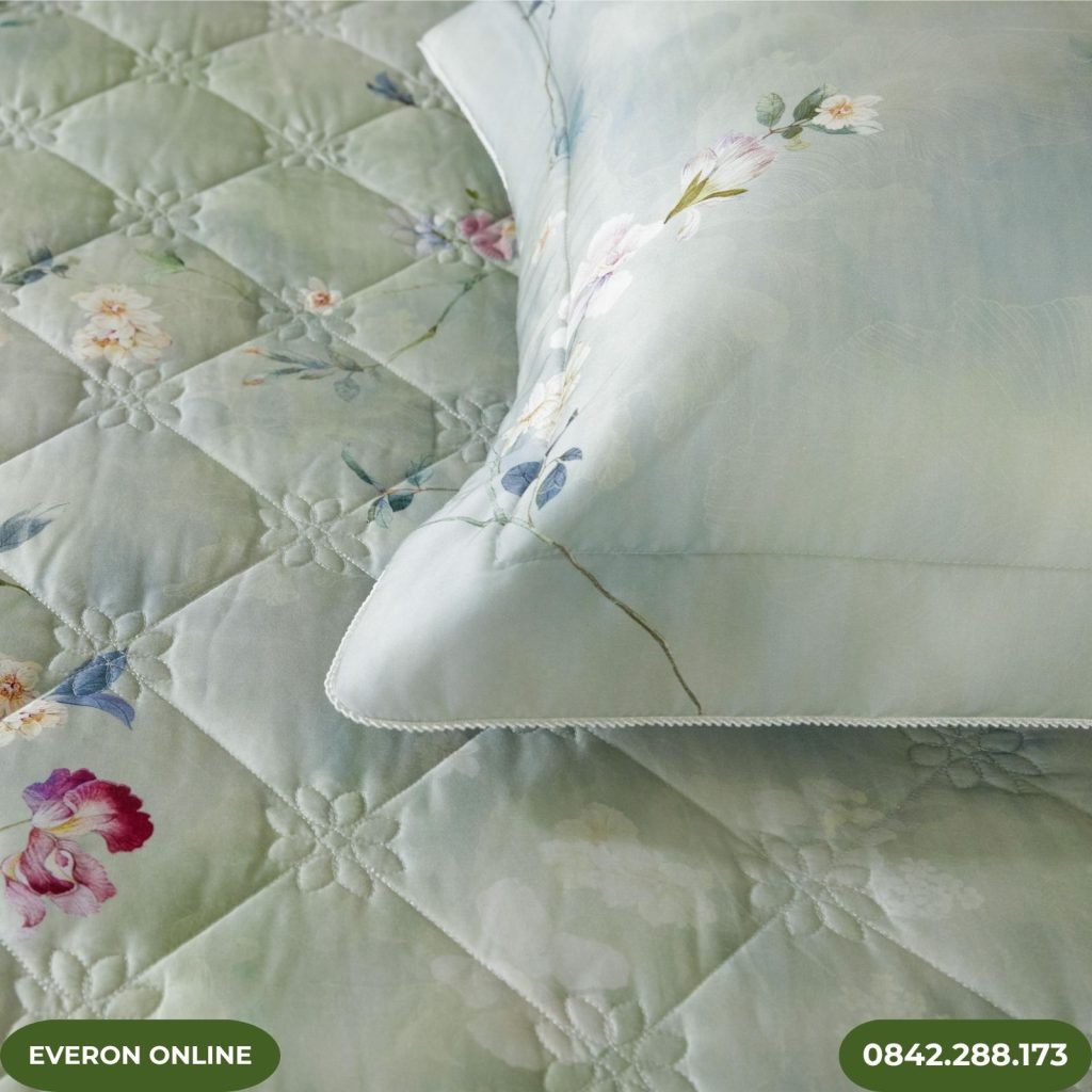 Chăn ga gối lụa Tencel Everon Thu Thiên Thanh