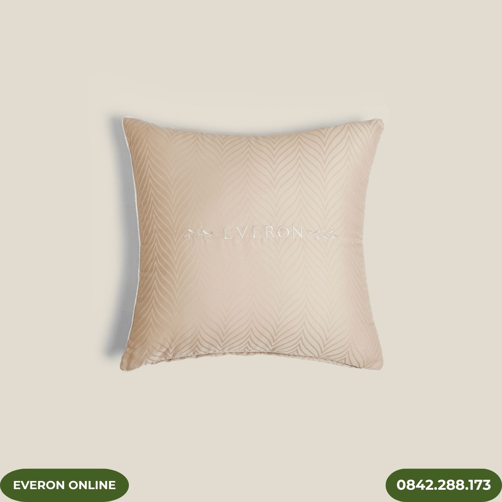 Vỏ gối tựa Everon ESTJ26008 màu be Vỏ gối tựa Everon ESTJ26008 màu be
