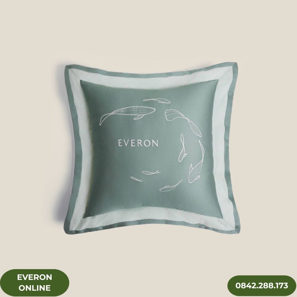 Chăn ga gối Everon ESB26005 Mặt hồ xanh giảm giá