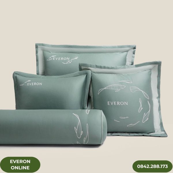 Chăn ga gối Everon ESB26005 Mặt hồ xanh thoáng mát