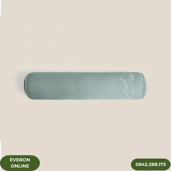 Hình ảnh thực tế bộ chăn ga gối Everon ESB26005 Mặt hồ xanh