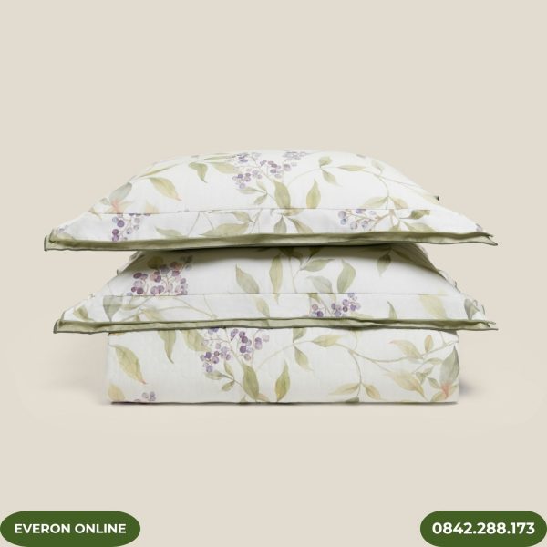 Everon EPC26013 Mùa quả dại - Bộ chăn ga gối thêu tinh xảo