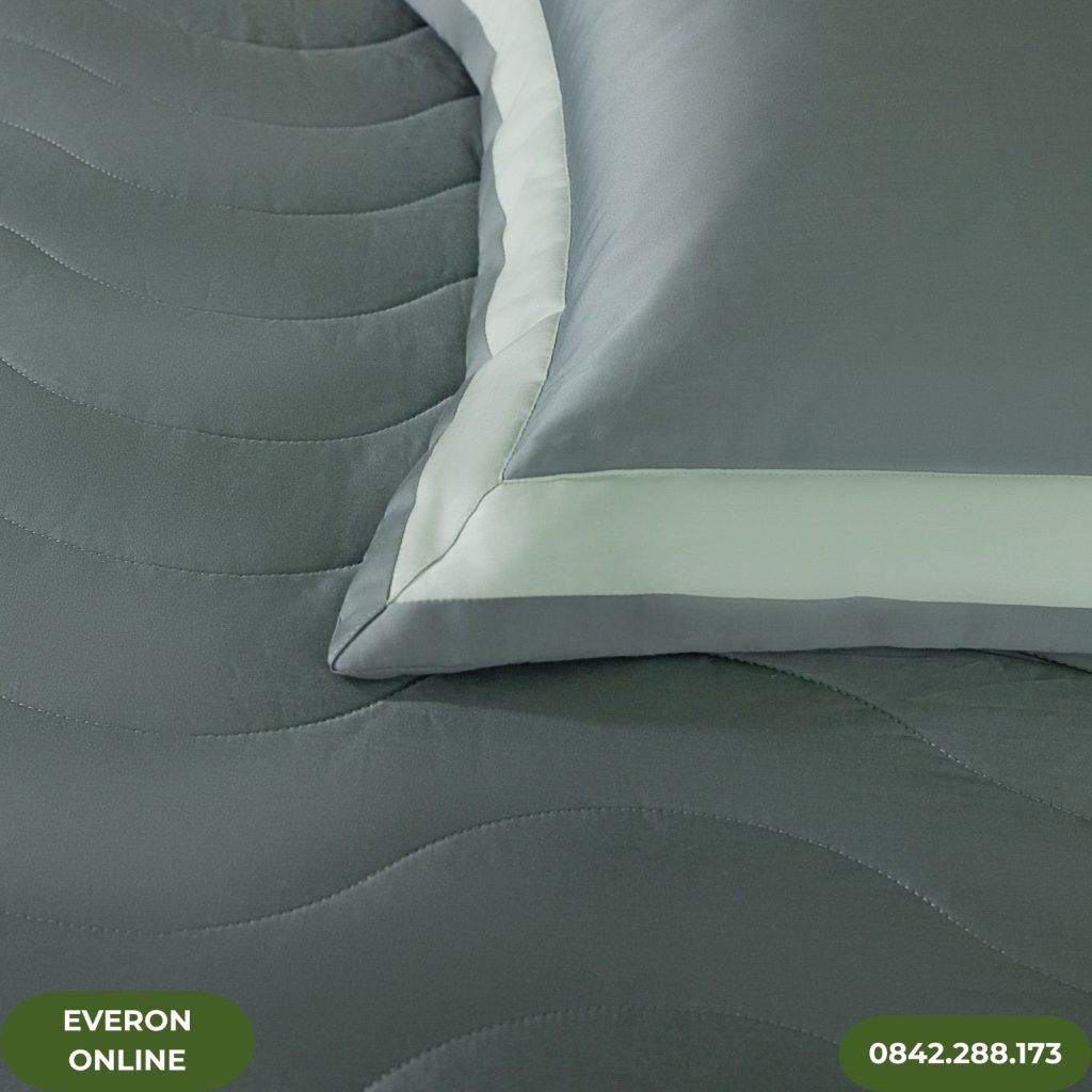 Vỏ chăn gối Everon ESB26005 Mặt hồ xanh cao cấp