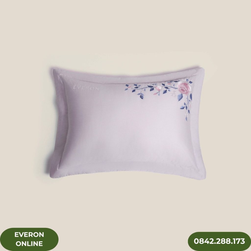 Chăn ga gối Everon Mẫu Đơn Tím giá tốt nhất