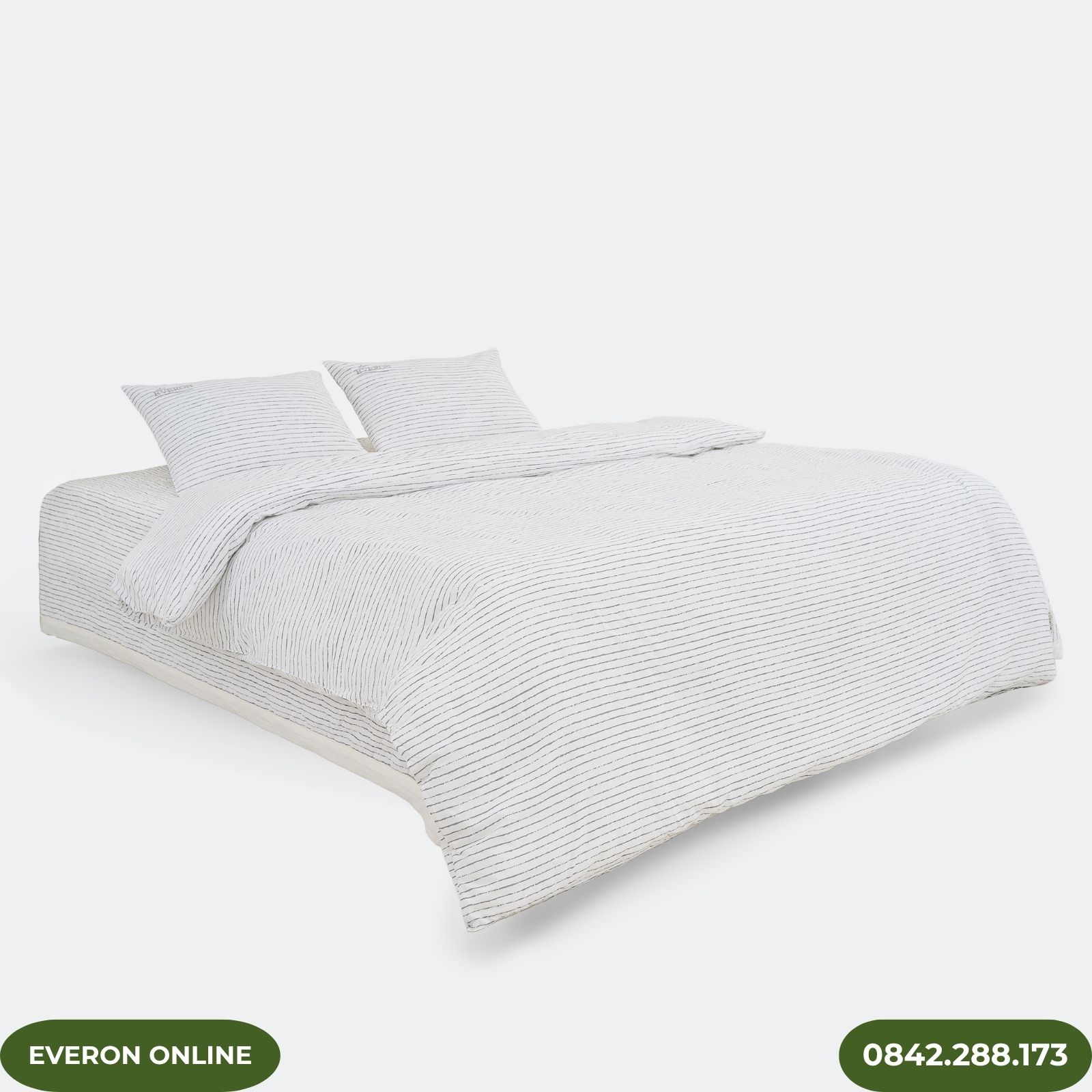 Bộ Chăn Ga 4 Mùa Everon EPM25038 Đường Sọc Ngang Bộ Chăn Ga 4 Mùa Everon EPM25038 Đường Sọc Ngang