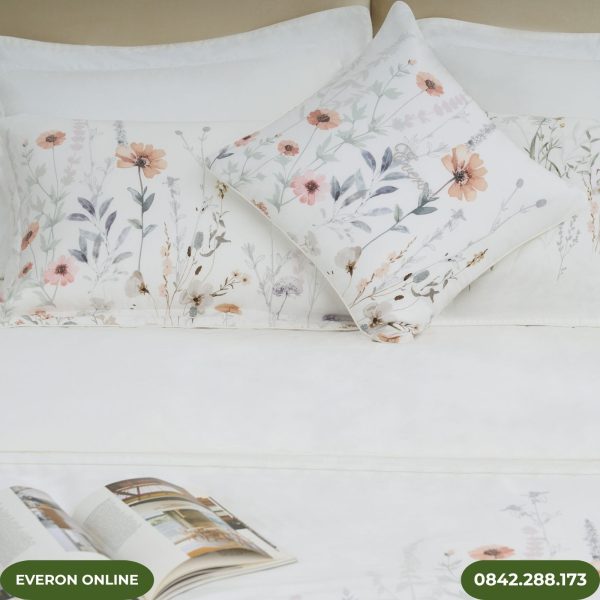 Bộ Chăn Ga Everon EPT25018 Tencel Nét Chân Thành