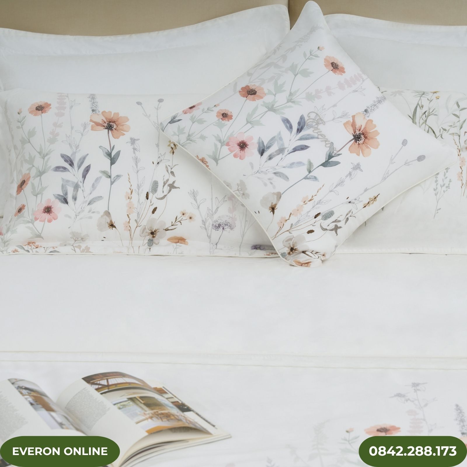 Bộ Chăn Ga Everon EPT25018 Tencel Nét Chân Thành Bộ Chăn Ga Everon EPT25018 Tencel Nét Chân Thành