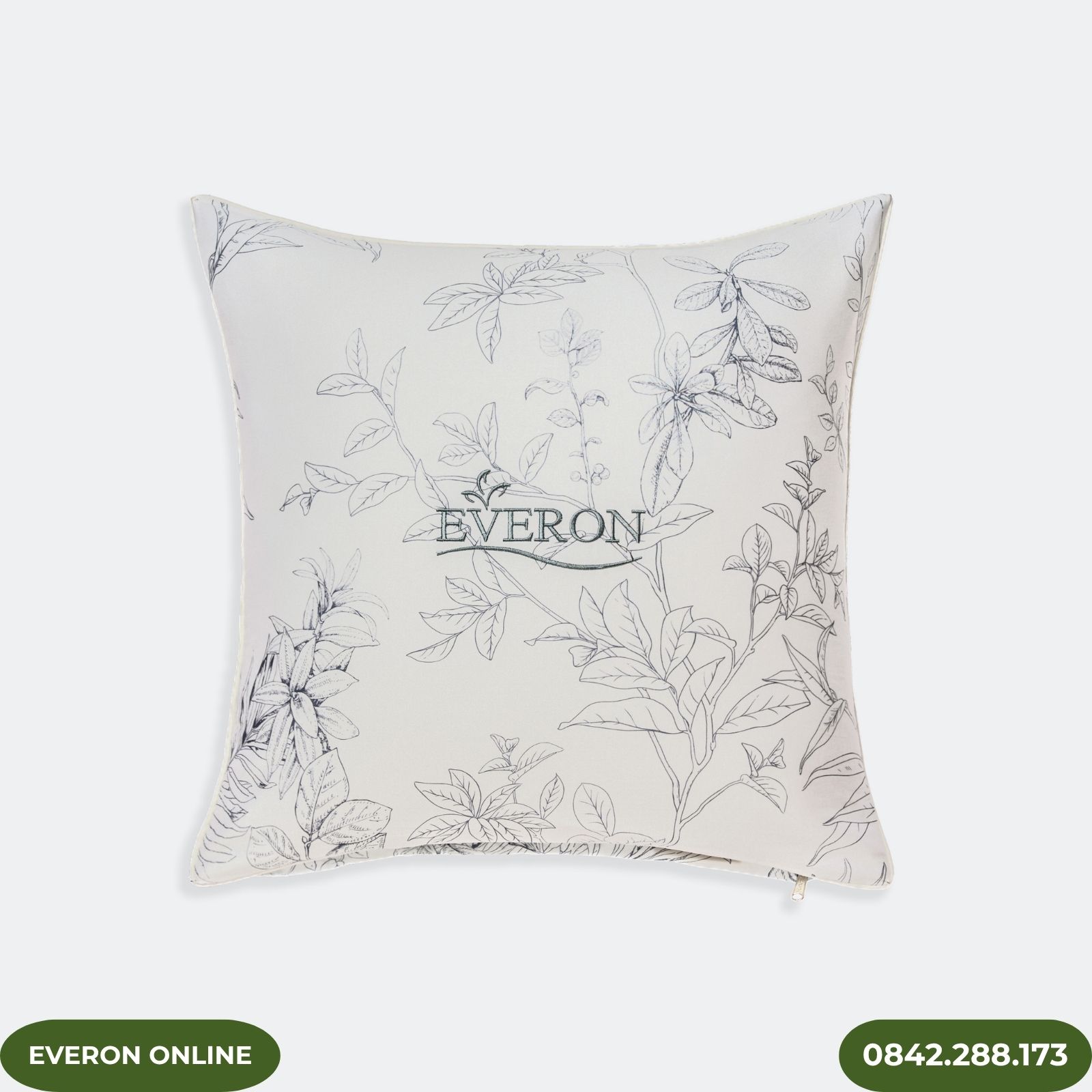 Bộ Chăn Ga Everon Họa Tiết Hoa Lá Vườn Tươi Tốt EPTC25036 Bộ Chăn Ga Everon Họa Tiết Hoa Lá Vườn Tươi Tốt EPTC25036