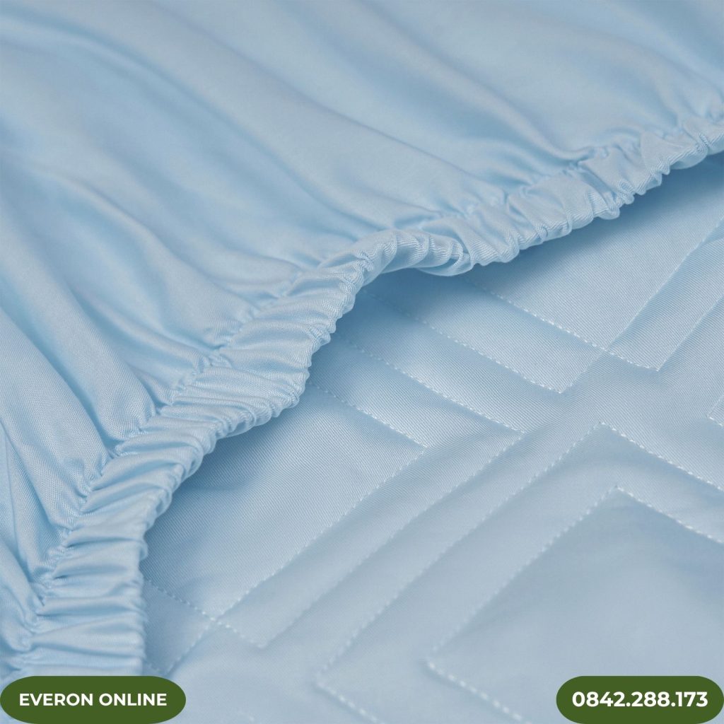 Bộ Chăn Ga Everon Làn Nước Xanh EST25034