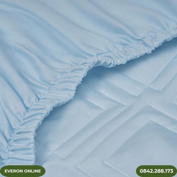 Bộ Chăn Ga Everon Làn Nước Xanh EST25034