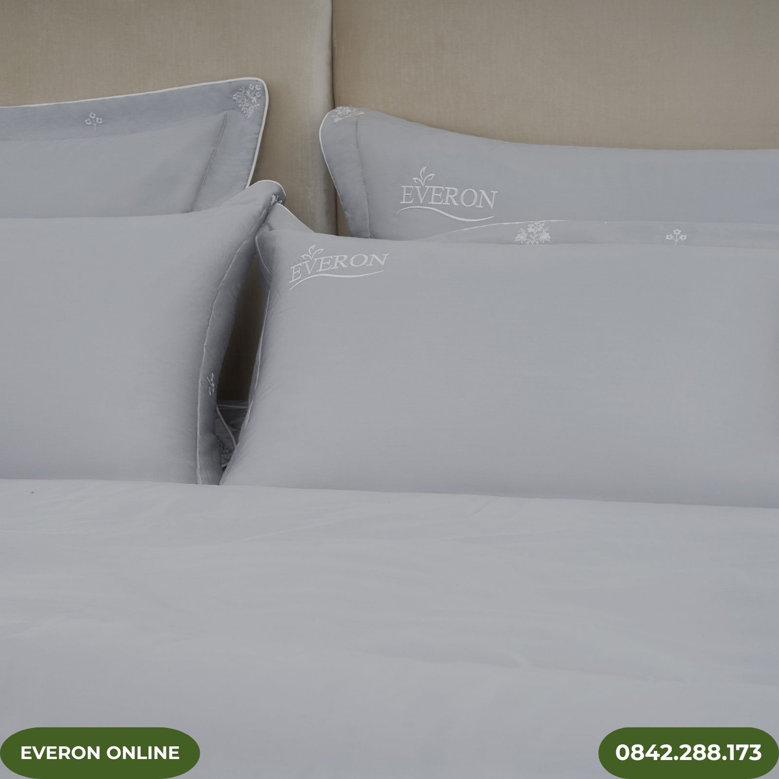 Bộ Chăn Ga Everon Tencel Hoa Thêu Bộ Chăn Ga Everon Tencel Hoa Thêu