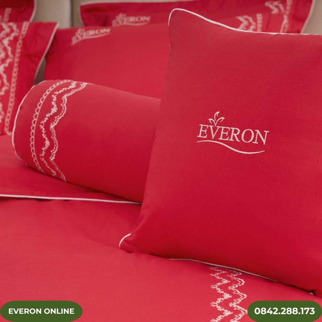 Bộ Chăn Ga Everon Yêu Nồng Nhiệt ESM25019 Chất Liệu Modal Cotton