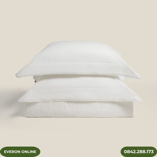 Bộ Chăn Ga Gối Everon ASCD26103 Ngọc Trai Artemis