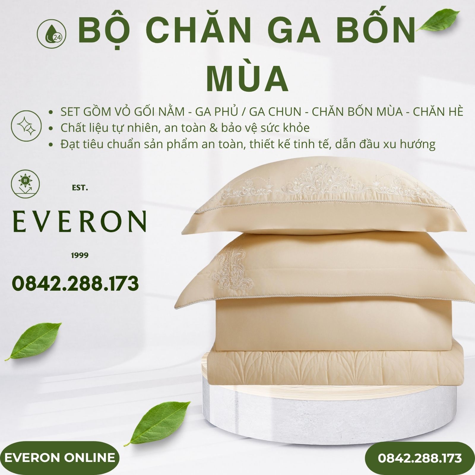 Bộ Chăn Ga Gối Everon Artemis Khúc Baroque Lộng Lẫy ASBM26104 Bộ Chăn Ga Gối Everon Artemis Khúc Baroque Lộng Lẫy ASBM26104