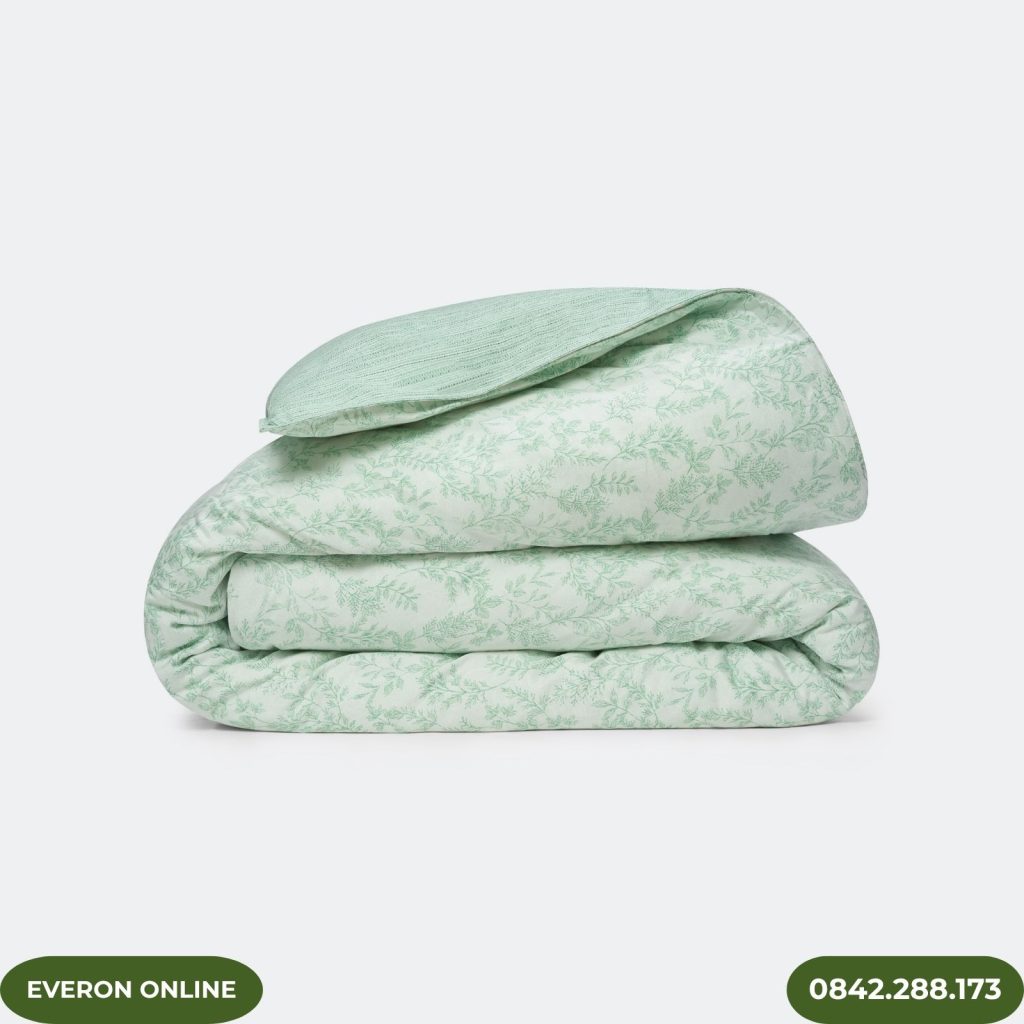 Bộ Chăn Ga Gối Everon BST Ever-on EPM25031 Lá Thạch Thảo