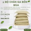 Bộ Chăn Ga Gối Everon Cánh Hoa Vàng EST25040