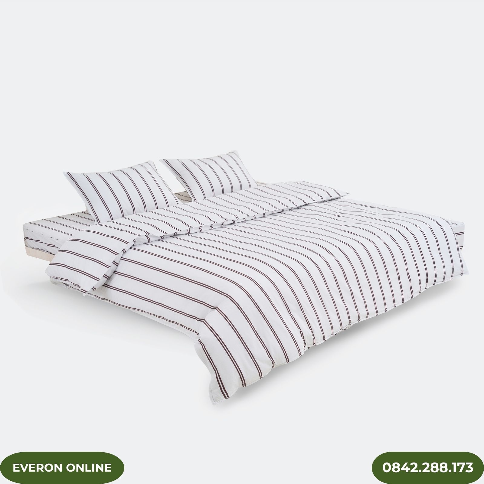 Bộ Chăn Ga Gối Everon Chính Hãng EPC25035 Đường Song Song Bộ Chăn Ga Gối Everon Chính Hãng EPC25035 Đường Song Song