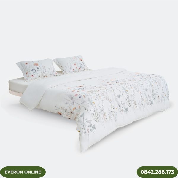 Bộ Chăn Ga Gối Everon Chính Hãng Nét Chân Thành EPT25018