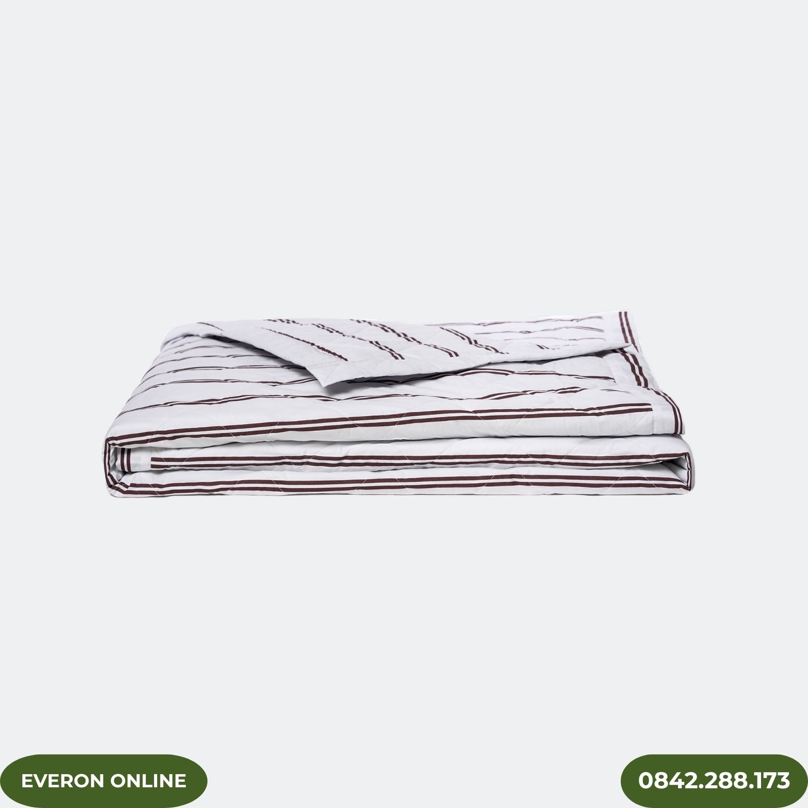 Bộ Chăn Ga Gối Everon Cotton Đường Song Song Kẻ Sọc Bộ Chăn Ga Gối Everon Cotton Đường Song Song Kẻ Sọc