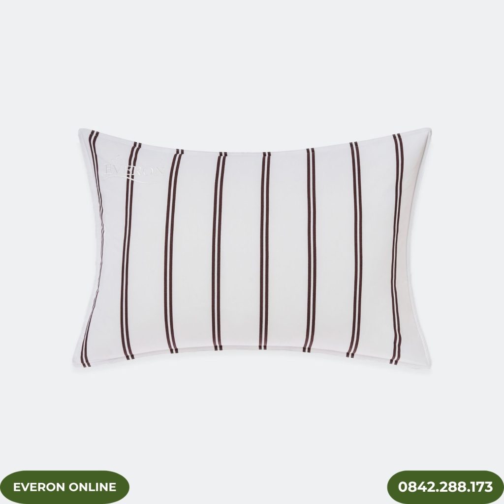 Bộ Chăn Ga Gối Everon Đường Song Song Cotton Kẻ Sọc EPC25035