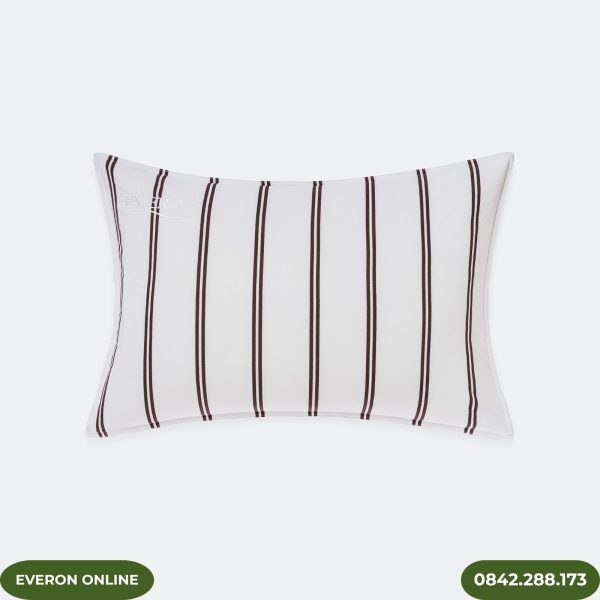 Bộ Chăn Ga Gối Everon Đường Song Song Cotton Kẻ Sọc EPC25035
