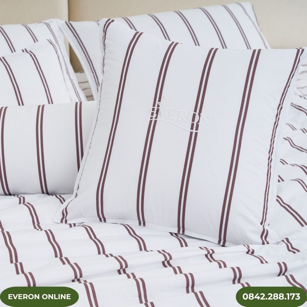 Bộ Chăn Ga Gối Everon EPC25035 Cotton Họa Tiết In