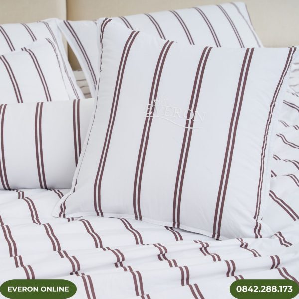 Bộ Chăn Ga Gối Everon EPC25035 Cotton Họa Tiết In