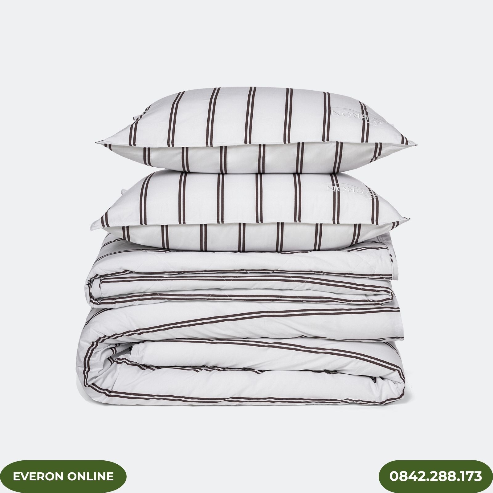 Bộ Chăn Ga Gối Everon EPC25035 Đường Song Song BST Ever-on Cotton Bộ Chăn Ga Gối Everon EPC25035 Đường Song Song BST Ever-on Cotton