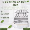 Bộ Chăn Ga Gối Everon EPC25035 Đường Song Song Cotton