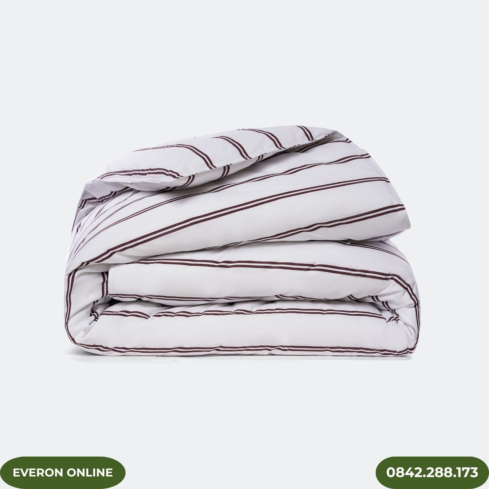 Bộ Chăn Ga Gối Everon EPC25035 Họa Tiết Kẻ Sọc Cotton Bộ Chăn Ga Gối Everon EPC25035 Họa Tiết Kẻ Sọc Cotton