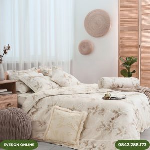 Bộ Chăn Ga Gối Everon EPM25028 Vải Modal Đích Đến Hạnh Phúc