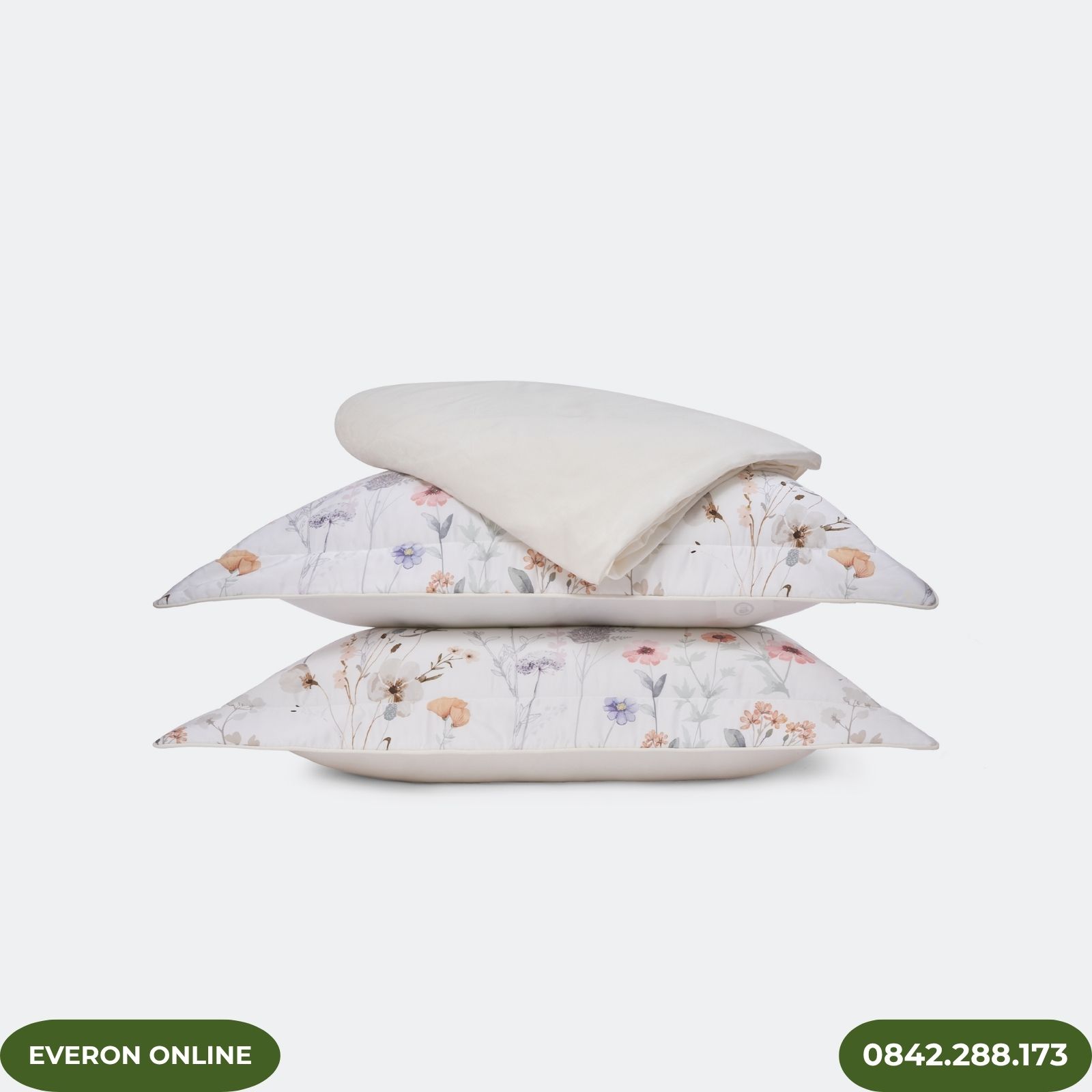 Bộ Chăn Ga Gối Everon EPT25018 Hoa Nét Chân Thành Tencel Bộ Chăn Ga Gối Everon EPT25018 Hoa Nét Chân Thành Tencel