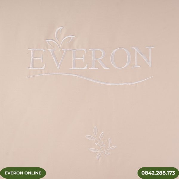 Bộ Chăn Ga Gối Everon EST25022 Khóm Hoa Rung Động Màu Hồng